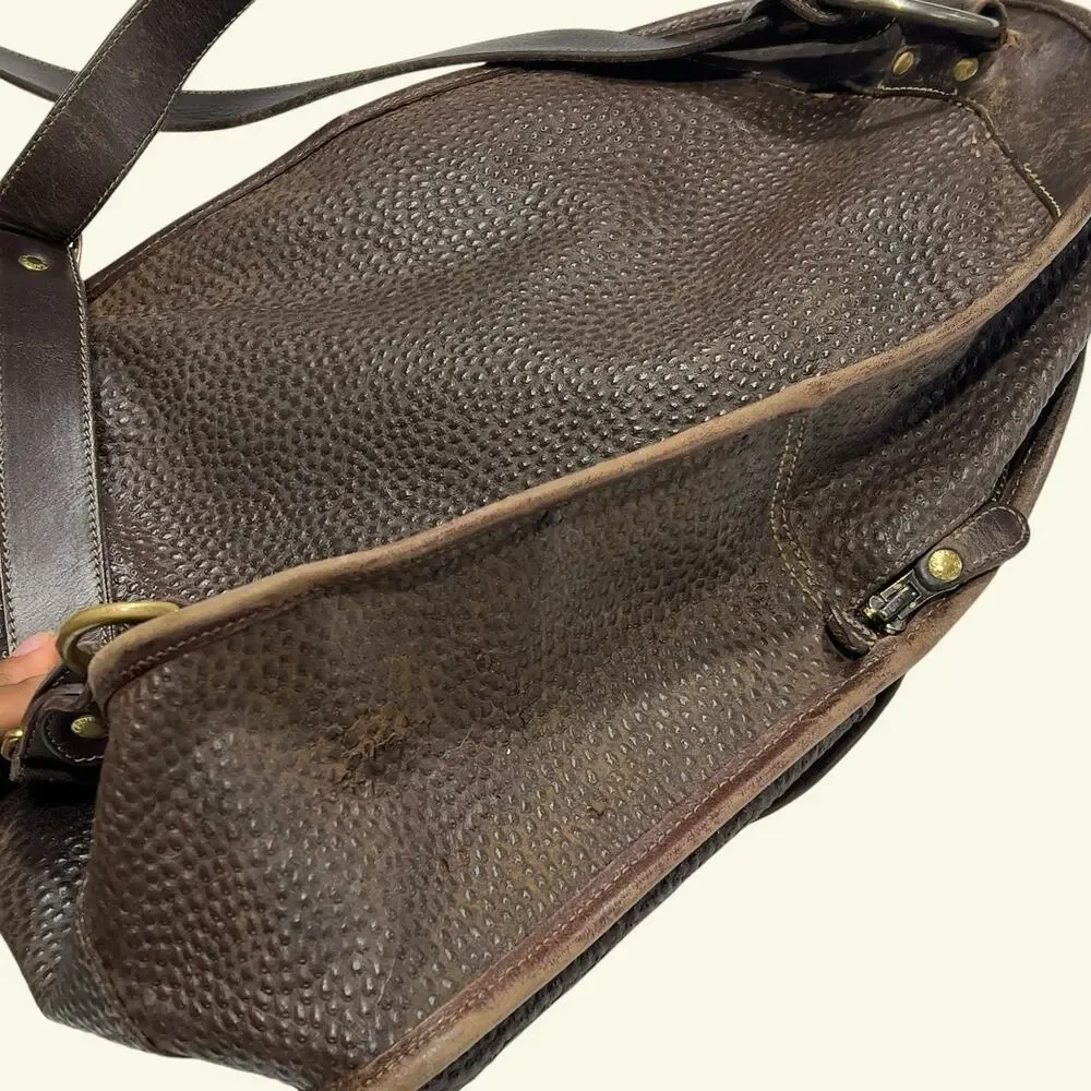 Vintage Ghurka Rucksack No 33 Brown Tumbled Leather Backpack Marley Hodgson USA